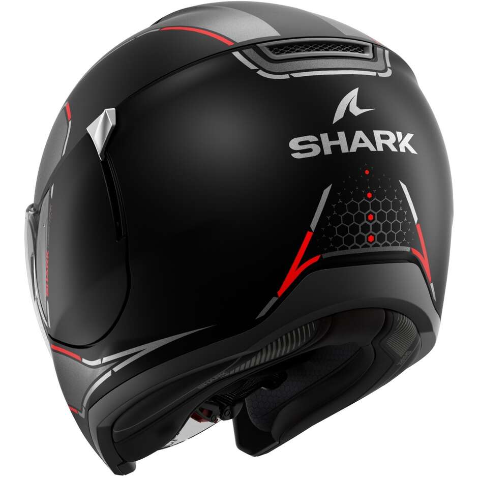 Motorcycle Helmet Jet Shark CITYCRUISER KRESTONE Matt Black Anthracite Red