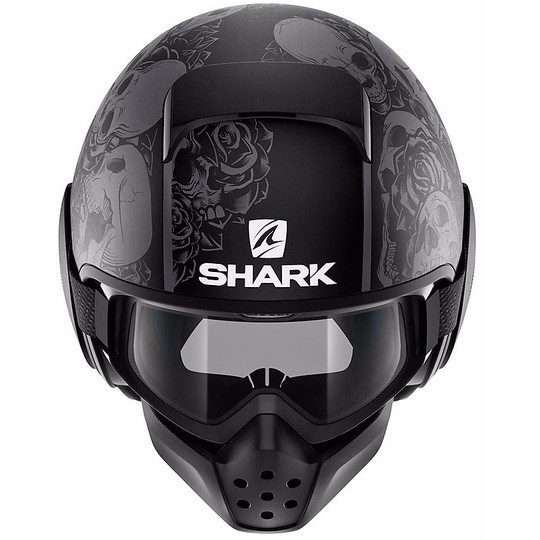 Motorcycle Helmet Jet Shark DRAK SANCTUS Mat Black