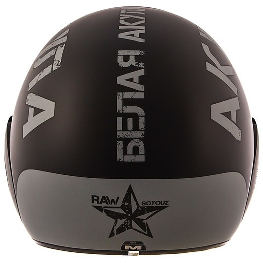 Motorcycle Helmet Jet Shark DRAK SOYOUZ Mat Grey Black