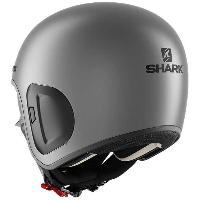 Motorcycle Helmet Jet Shark Fiber S-DRAK 2 BLANK Matt Anthracite