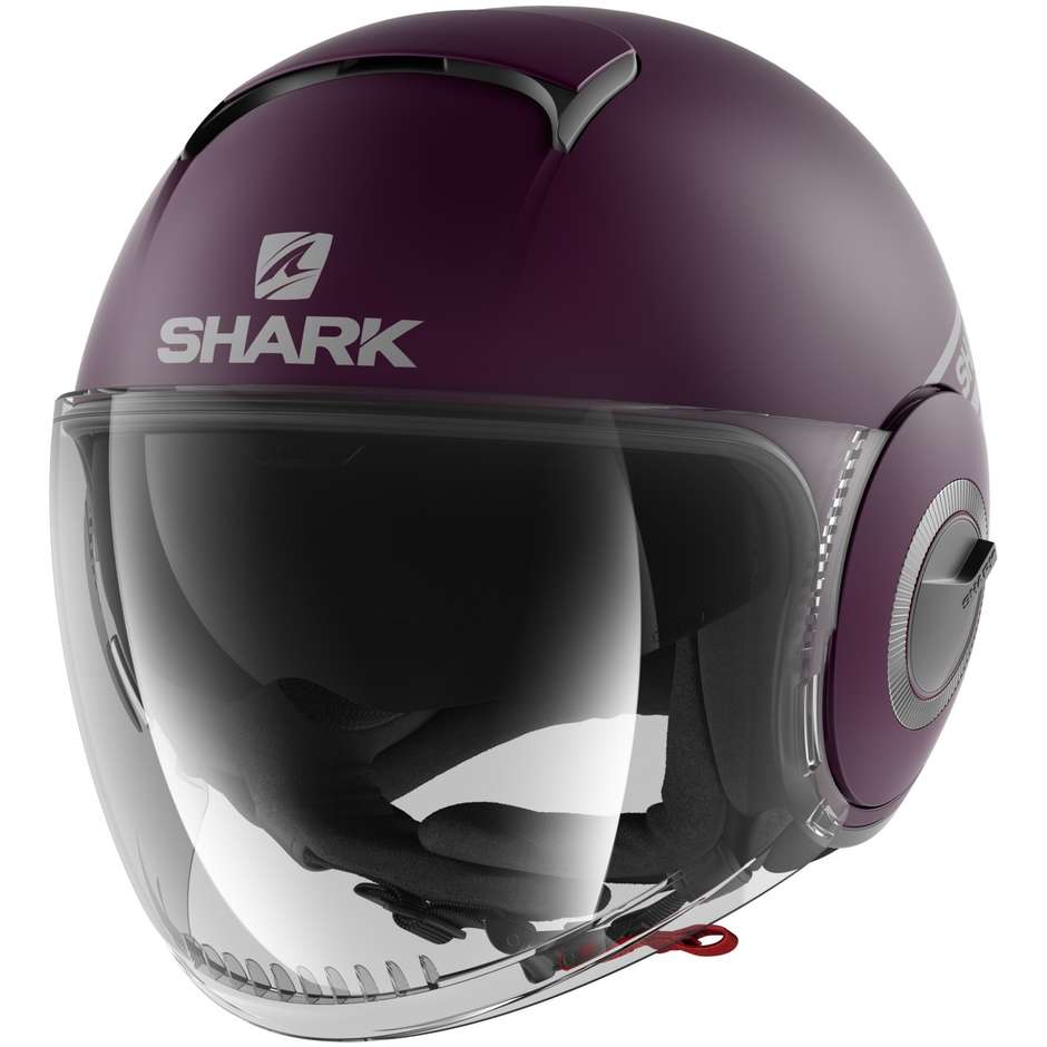 Motorcycle Helmet Jet Shark SHARK NANO STREET NEON Pearl Gray Pearl