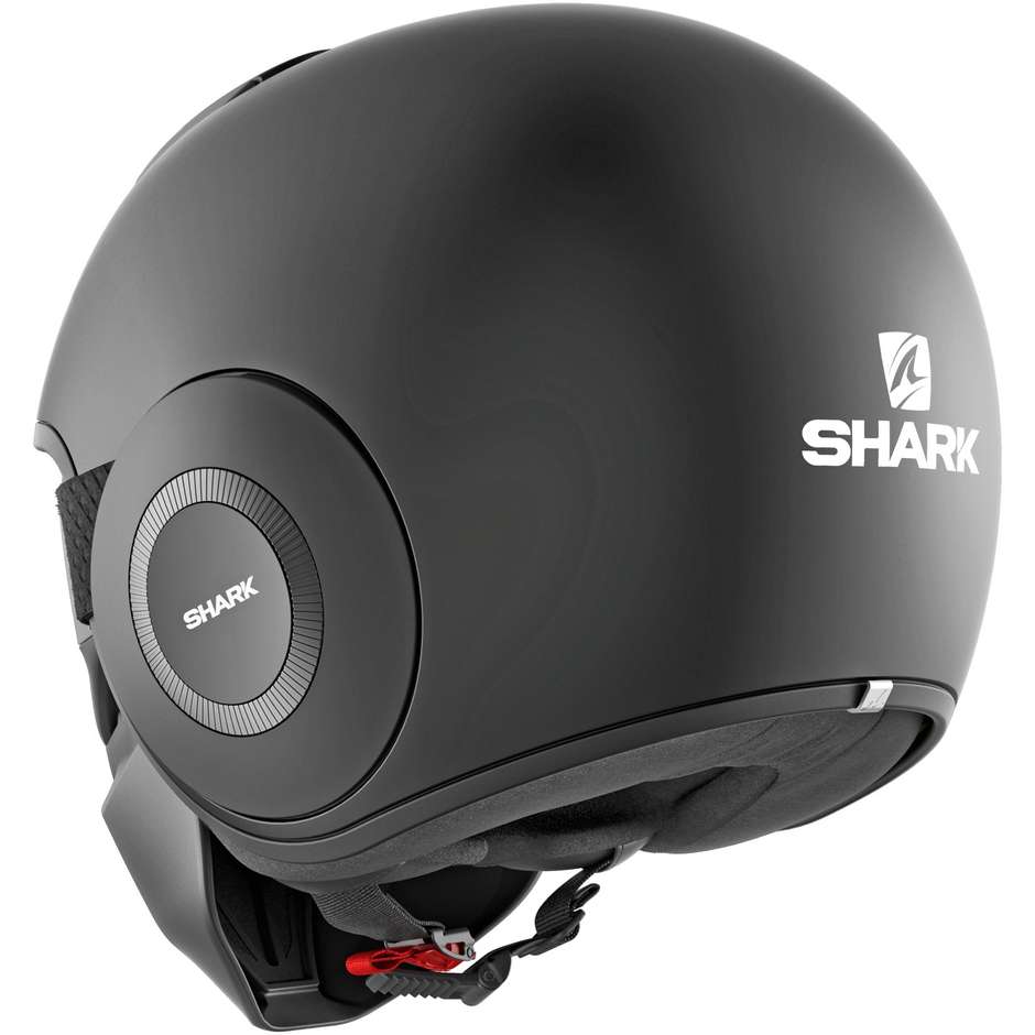 Motorcycle Helmet Jet Shark STREET-DRAK Blank Matt Black