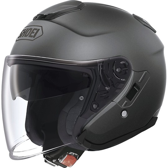 Motorcycle helmet Jet Shoei J-Cruize Double Visor Gray Opaque