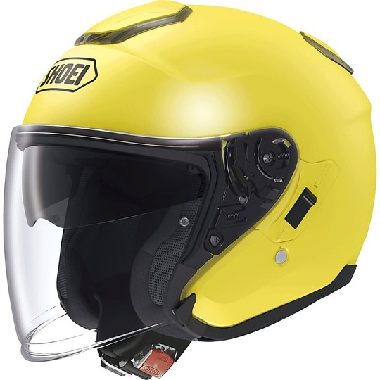 Motorcycle Helmet Jet Shoei J-Cruize Double Visor Yellow Fluo