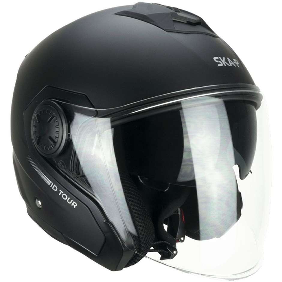 Motorcycle Helmet Jet Ska-P 1DH TOUR MONO Matt Black