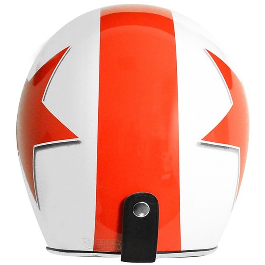 Motorcycle Helmet Jet Source First Astro White Red