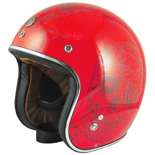 Motorcycle Helmet Jet Source First Vintage Custom Born to Loose