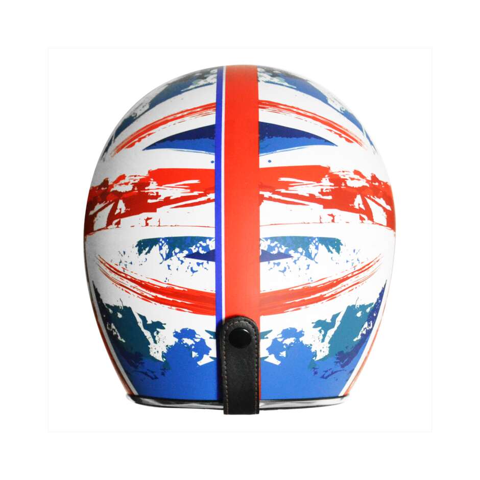 Motorcycle Helmet Jet Source First Vintage Custom Flag UK