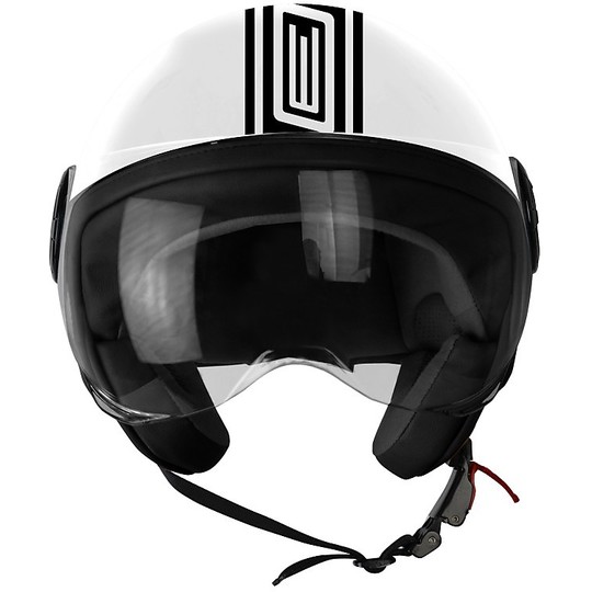 Motorcycle Helmet Jet Source Neon Street   White