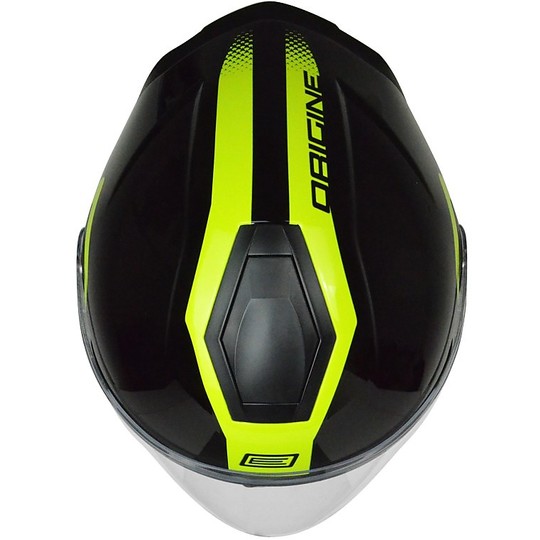 Motorcycle Helmet Jet Source Palio 2.0 Flow Double Visor Black Lime
