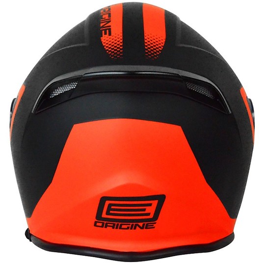 Motorcycle Helmet Jet Source Palio 2.0 Flow Double Visor Black Matt Orange