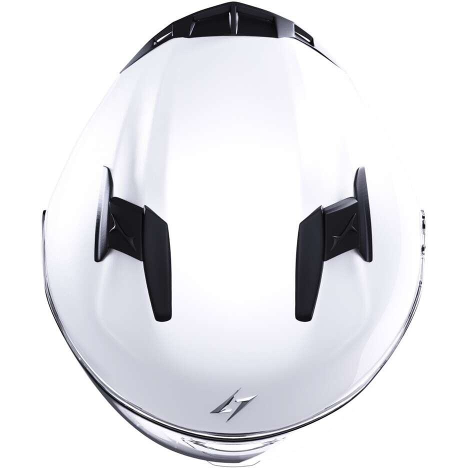 Motorcycle Helmet Jet Stormer RIVAL Solid Pearl White