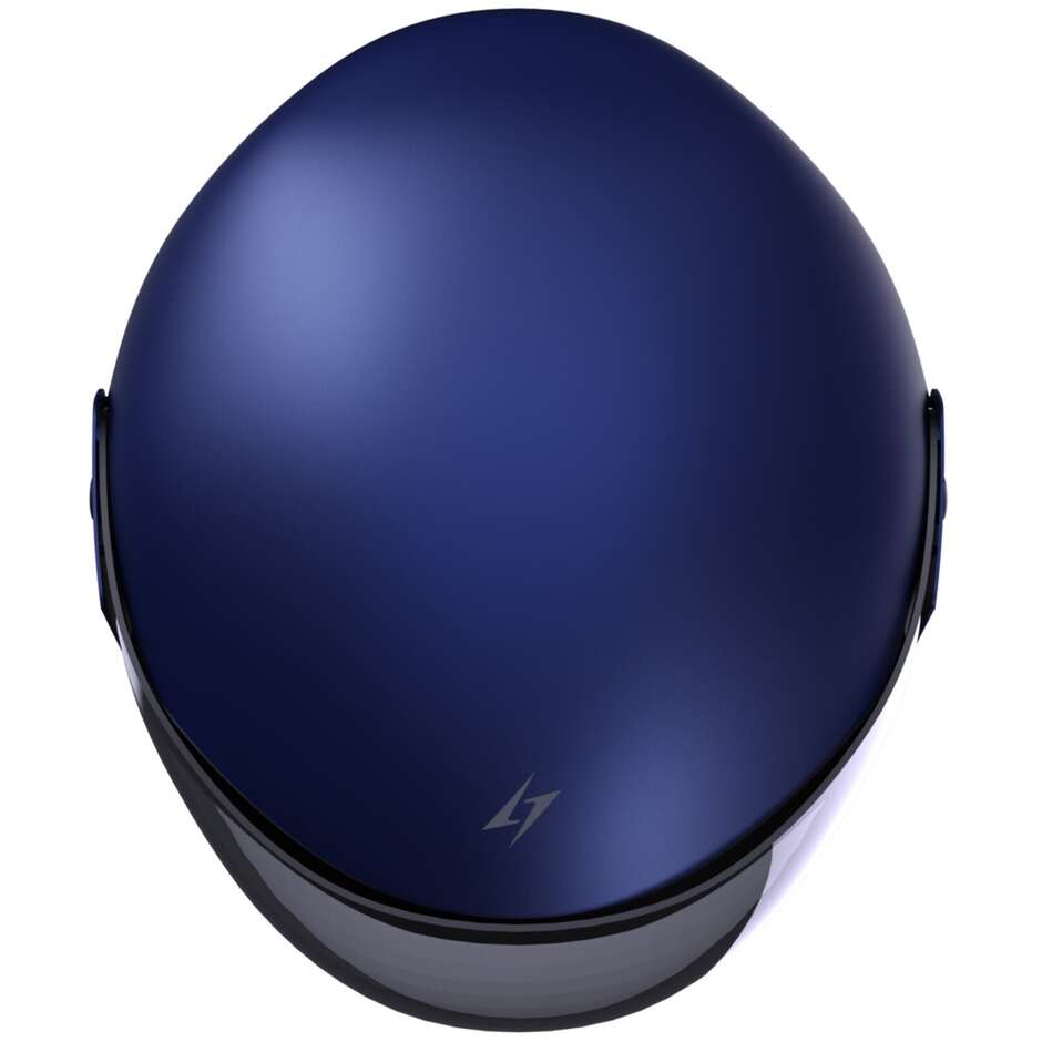 Motorcycle Helmet Jet Stormer SUN 2.0 Solid Royal Blue Matt
