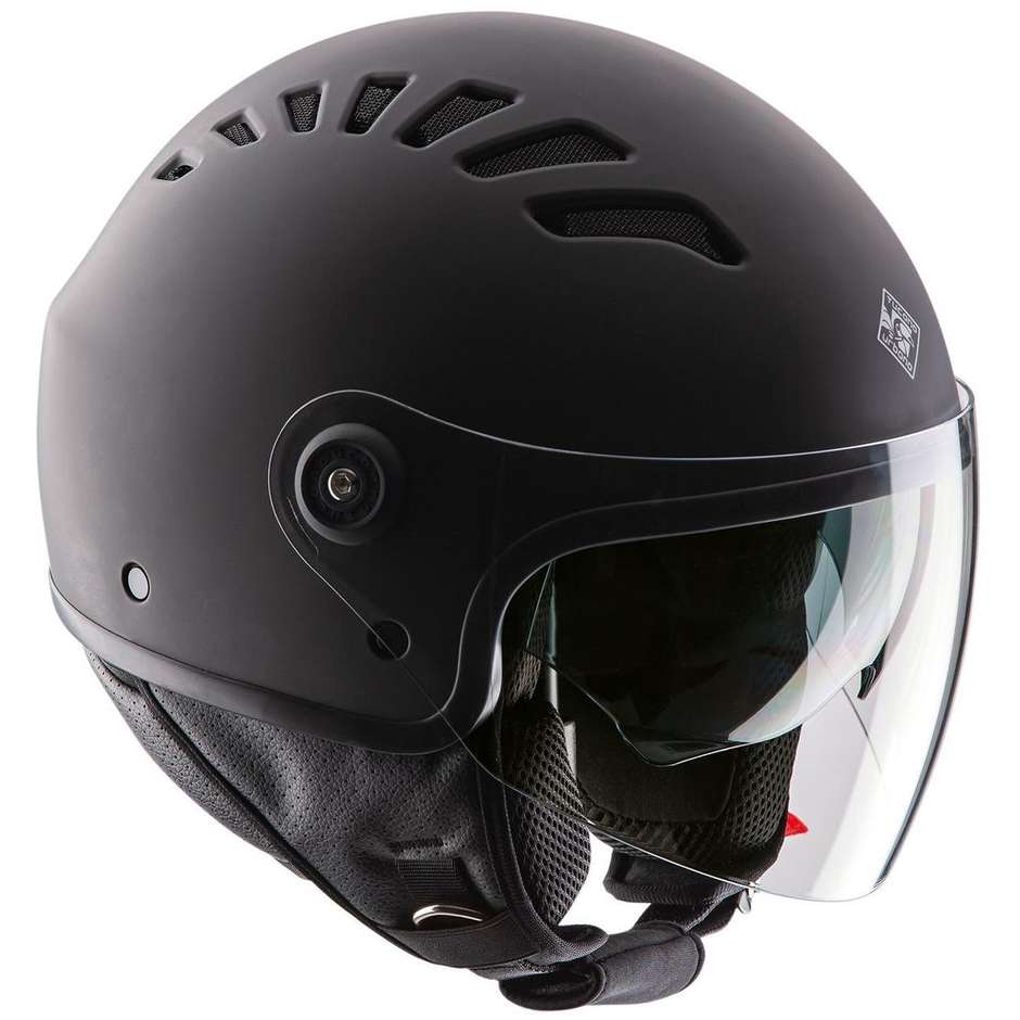 Motorcycle Helmet Jet Tucano Urbano EL TOP Matt Charcoal Gray