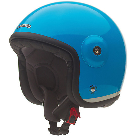 Motorcycle Helmet Jet Tucano Urbano EL'MET Fiber Blue Fluo