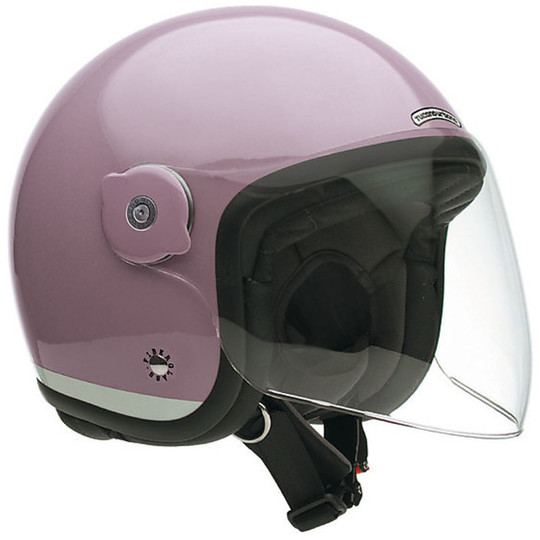 Motorcycle Helmet Jet Tucano Urbano EL'MET Fiber Light Pink