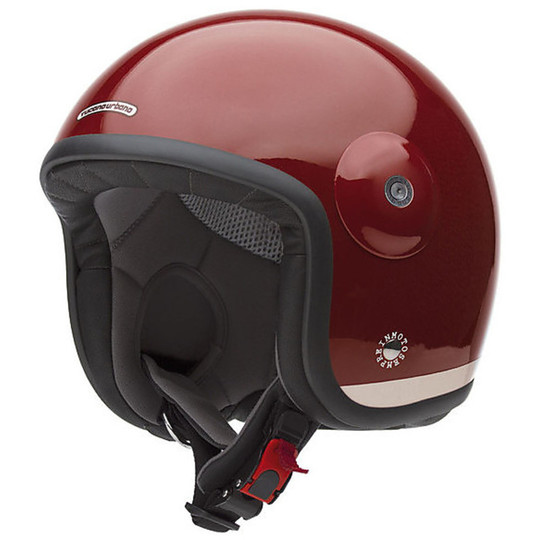 Motorcycle Helmet Jet Tucano Urbano EL'MET Fiber Red Lacquer