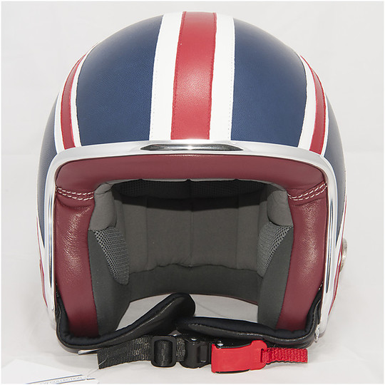 Motorcycle Helmet Jet Vintage Fiber Baruffaldi Zeon Jacobus Union Jack