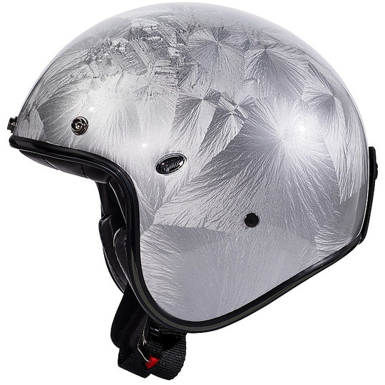 Motorcycle Helmet Jet Vintage in Premier Fiber LE PETIT CLASSIC EVO DR White