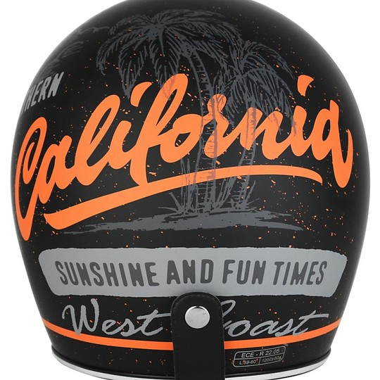 Motorcycle Helmet Jet Vintage Origin First West Coast