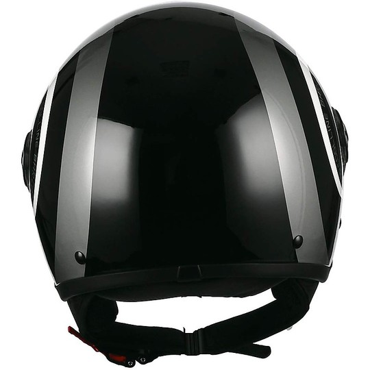 Motorcycle Helmet Jet Visor BHR 801 Cool Line D Black