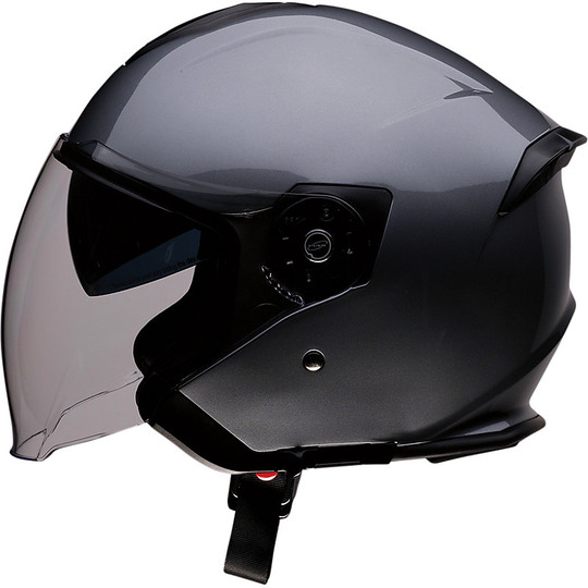 Motorcycle Helmet Jet Z1r Double Visor Road Max Anthracite Gray