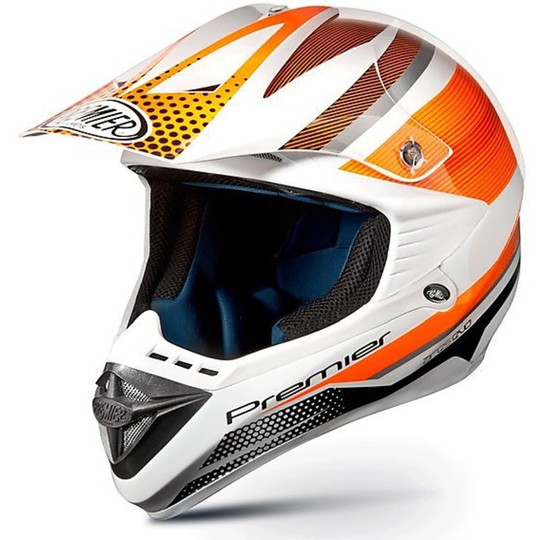 Motorcycle Helmet Kreuz Premier Evo Ares orange