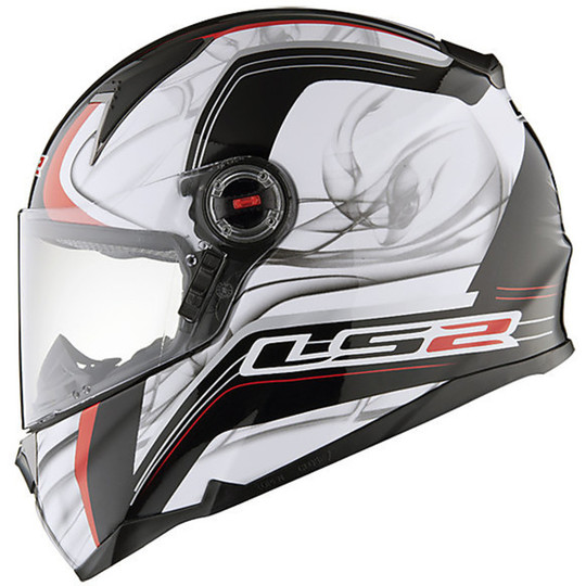 Motorcycle helmet LS2 FF396 FT2 Dual Visor Full Test Red-Black