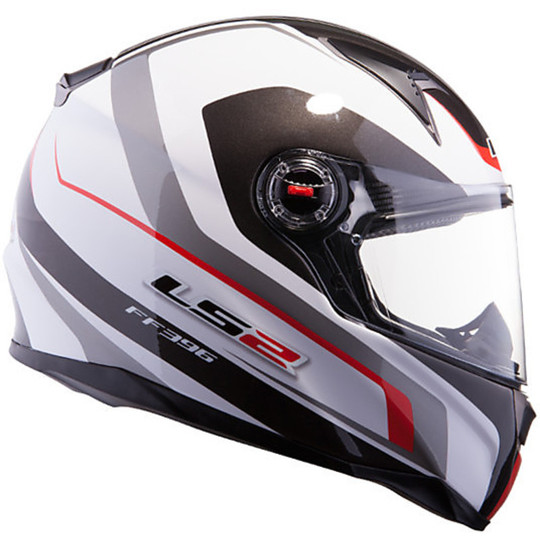 Motorcycle Helmet LS2 FF396 FT2 Full Force R White Red Dual Visor