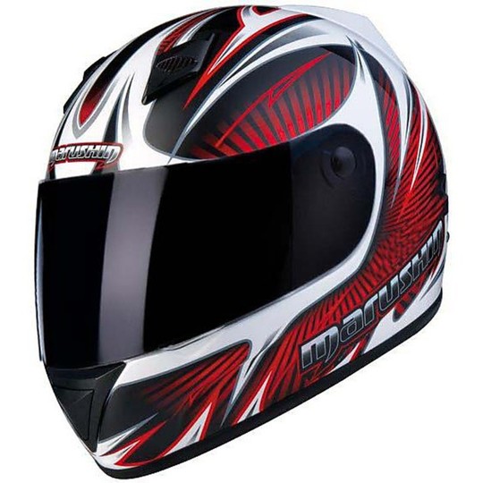 Motorcycle Helmet Marushin Full 778Nx Sentou Black-Red