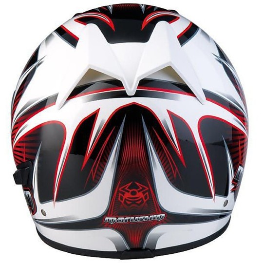 Motorcycle Helmet Marushin Full 778Nx Sentou Black-Red