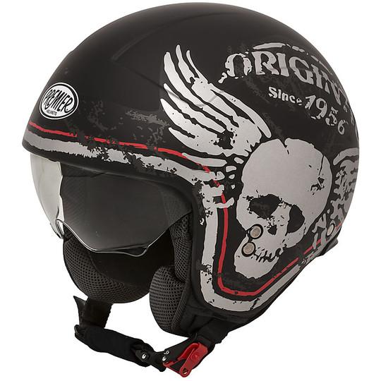 Motorcycle Helmet Mini Jet Premier ROCKER K 92 BM Matt Black