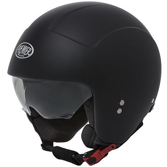 Motorcycle Helmet Mini Jet Premier ROCKER U9 BM Matt Black