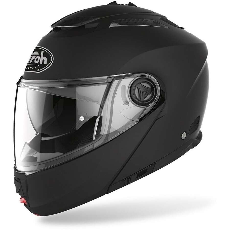 Motorcycle Helmet Modular Airoh Phantom SP / J Pinlock With Color Matt Black 