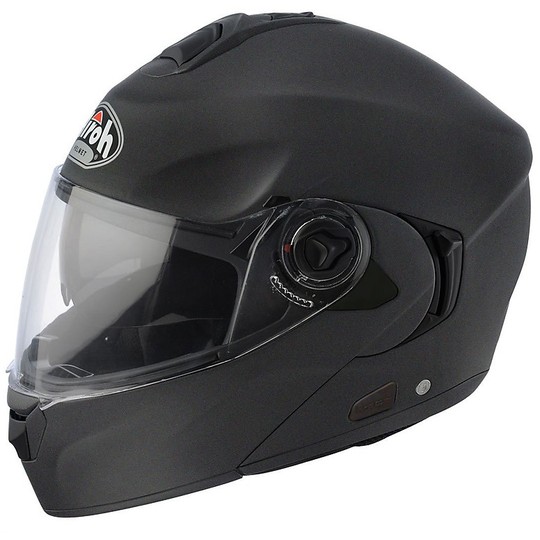 Motorcycle Helmet Modular Airoh Rides Double Approval Matt Black