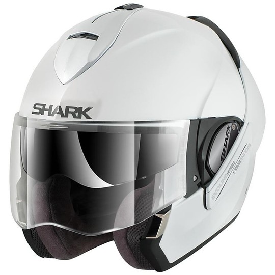 Motorcycle helmet Modular be opened EVOLINE 3 White Shark