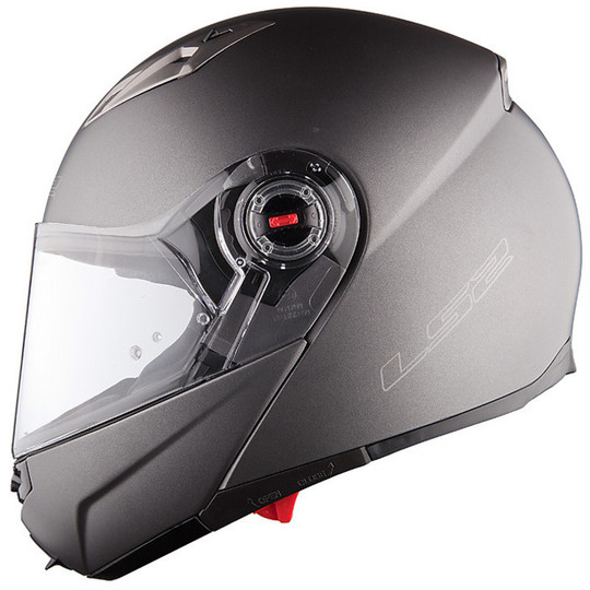 Motorcycle Helmet Modular be opened Ls2 FF370 Easy Titanium Double Visor