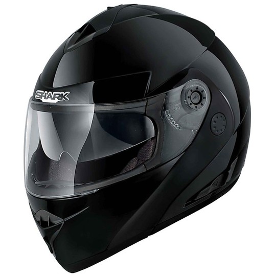 Motorcycle helmet Modular be opened Shark Double Visor OPENLINE Gloss Black