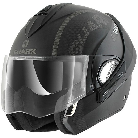 Motorcycle helmet Modular be opened Shark EVOLINE 3 DROP Anthracite Black Matte