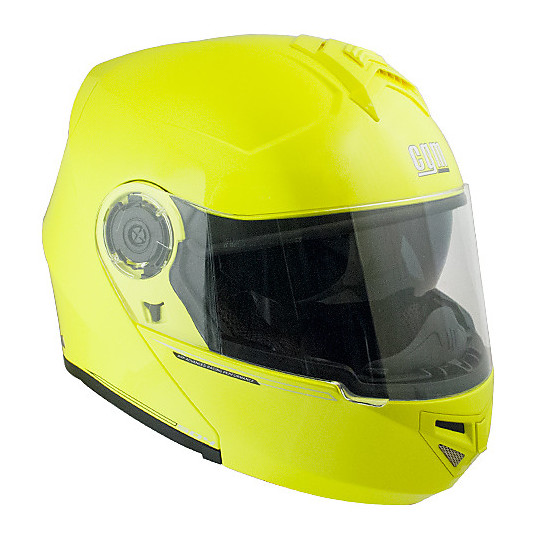 Motorcycle helmet Modular CGM 504A DUBAI Double visor Fluorescent Yellow For Sale Online