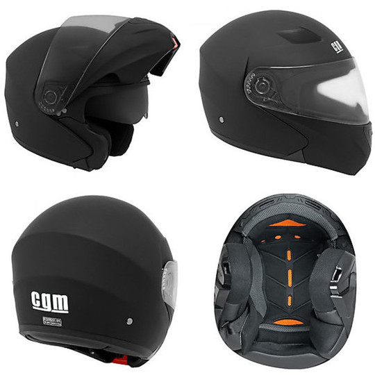 Motorcycle Helmet Modular Openable CGM 505A Singapore Doppelzimmer Visor Weiß Lightweight