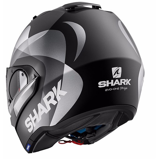 Motorcycle Helmet Modular Shark be opened Evo-One PRIYA Mat Black Anthracite