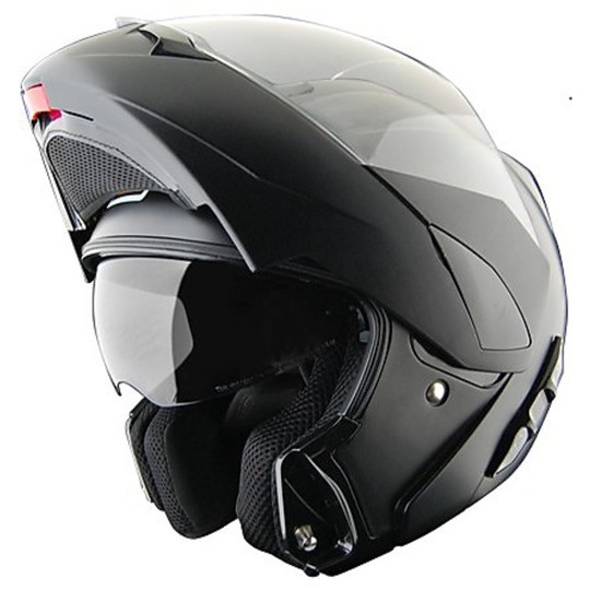 Motorcycle Helmet Modular Source Riviera Dual Visor Matte Black