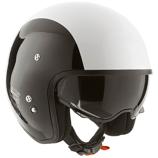 Motorcycle Helmet Multi Jet Diesel Hallo-Jack S ky-78 Schwarz-Weiß