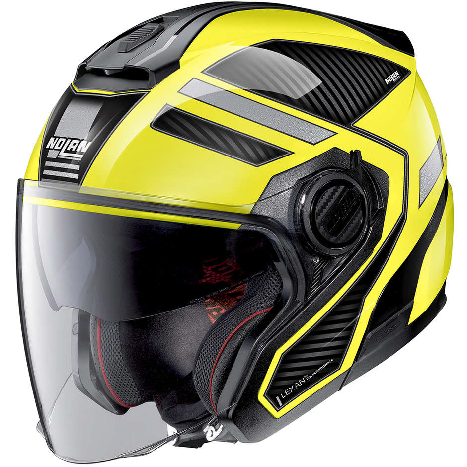 Motorcycle Helmet Nolan N40.5 BELTWAY N-com 024 Yellow Led