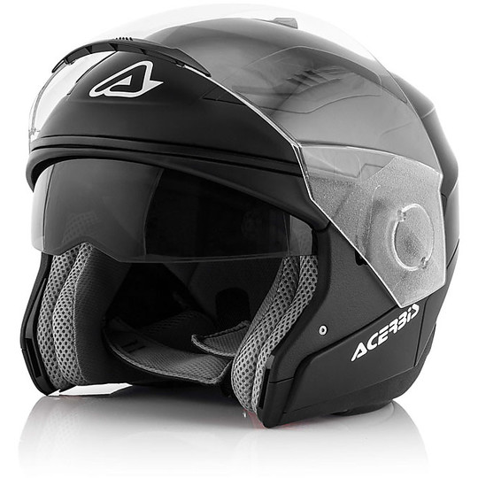 Motorcycle Helmet Separates Acerbis Stratos 2.0 Double Approval Matt Black