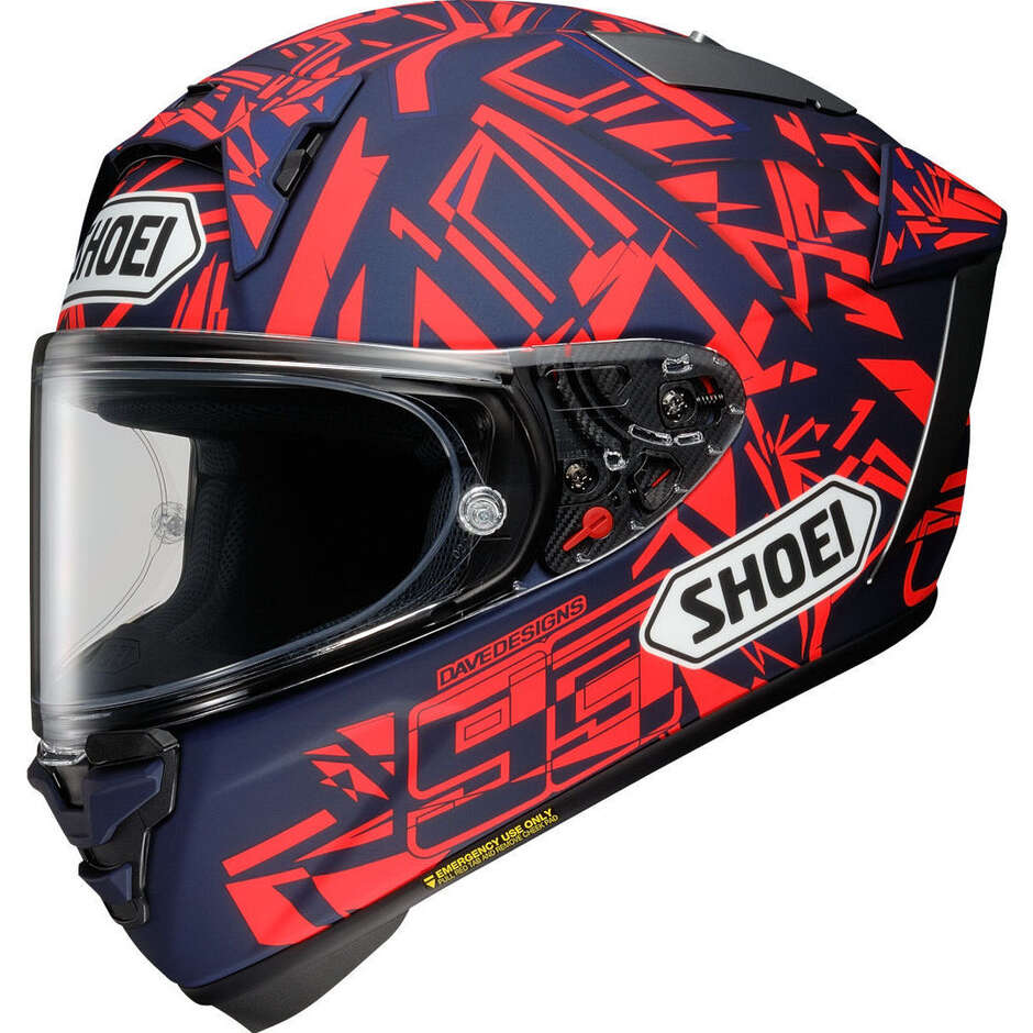 Motorcycle helmet Shoei X-SPR PRO MARQUEZ Dazzle TC-10