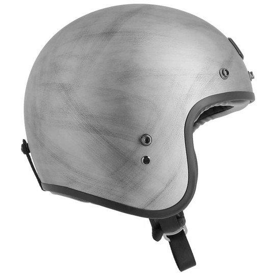 Motorcycle Helmet Vintage Jet Astone BELLAIR Dirty Matt Gray