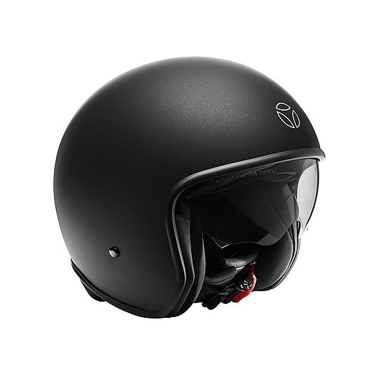 Motorcycle Helmet Vintage Jet Momo Design ZERO PURE Mono Matt Black