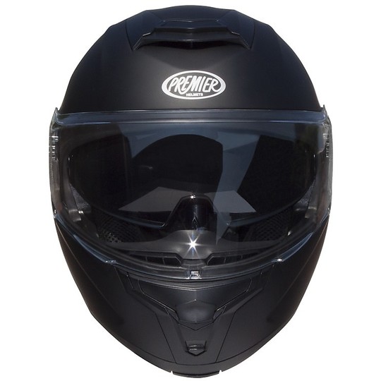 Motorcycle Helmet Visor Modular Double Premier Genius U9 BM Matt Black